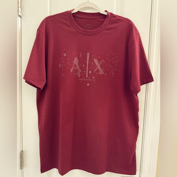 NWT Armani Exchange Mens Heavy Cotton T-Shirt Eco Friendly Graphic Streetwear Lg - Picture 3 of 11